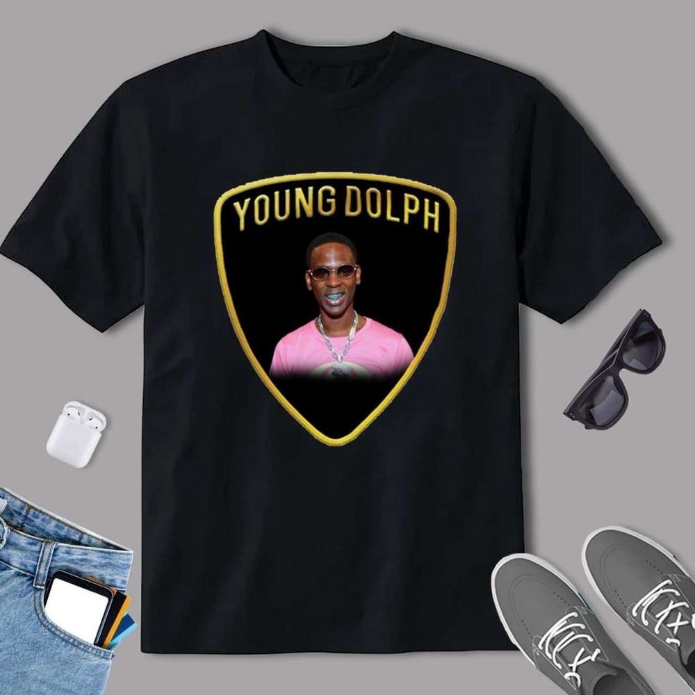 Young Dolph Rapper T-Shirt Black